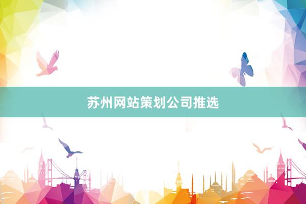 苏州网站策划公司推选