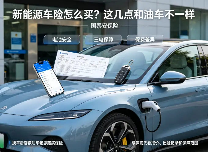 新能源车险怎么买？这几点和油车不一样(图1)