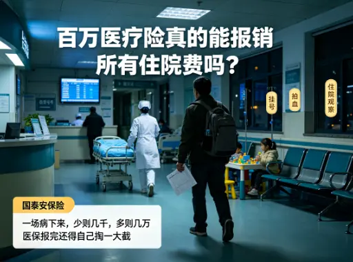 百万医疗险真的能报销所有住院费吗？(图1)
