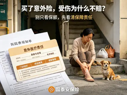 一场意外才知道，意外险这也不赔那也不赔？(图1)