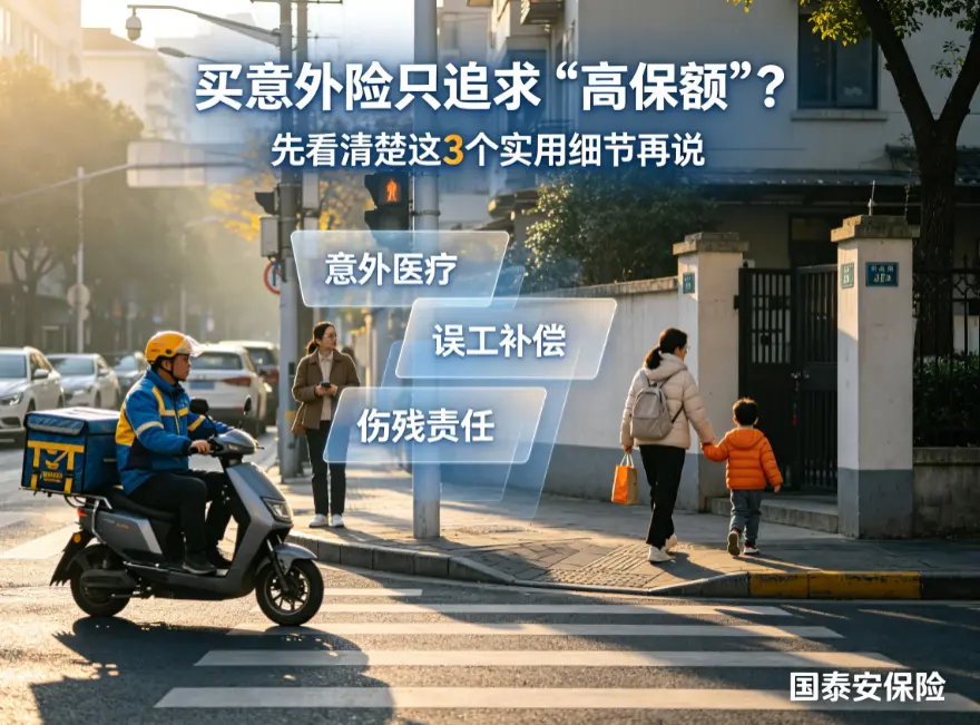 买意外险只追求“高保额”？先看清楚这3个实用细节再说(图1)