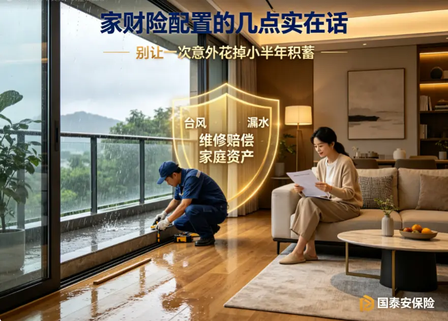  除了防盗门，给家上个保险有必要吗？家财险配置的几点实在话(图1)