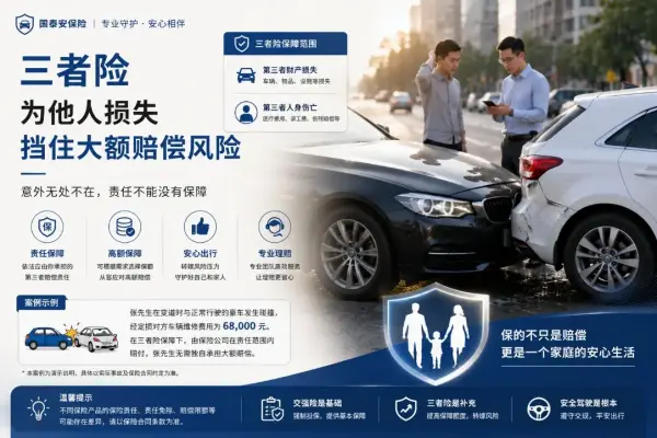 不小心撞上豪车，车损几十万？三者险到底在保谁