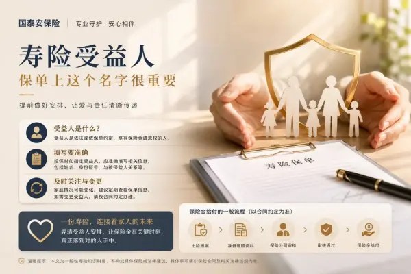 寿险受益人怎么理解？保单上这个名字很重要