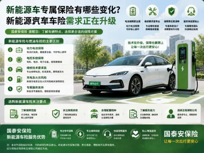 新能源车专属保险有哪些变化？新能源汽车车险需求正在升级