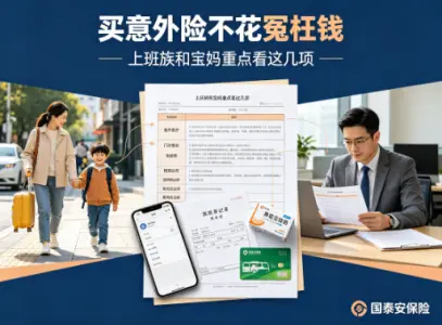  上班族和宝妈怎么挑意外险才不花冤枉钱