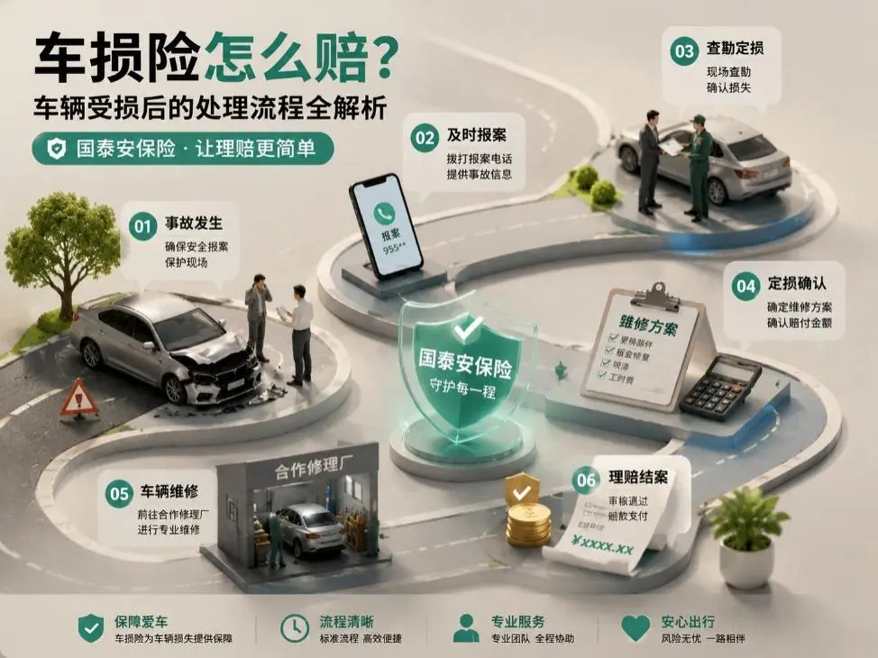 车险中的车损险怎么赔?车辆受损后的处理流程全解析(图1) 车险中的车损险怎么赔?车辆受损后的处理流程全解析(图1)