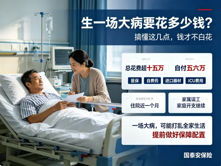 生一场大病要花多少钱?搞懂这几点,钱才不白花(图1) 生一场大病要花多少钱?搞懂这几点,钱才不白花(图1)
